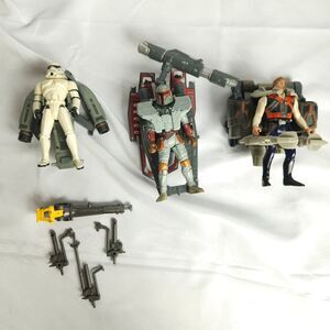 VTG 90s Star Wars Kenner Stormtrooper Boba Fett Han Solo Action Figures Toys